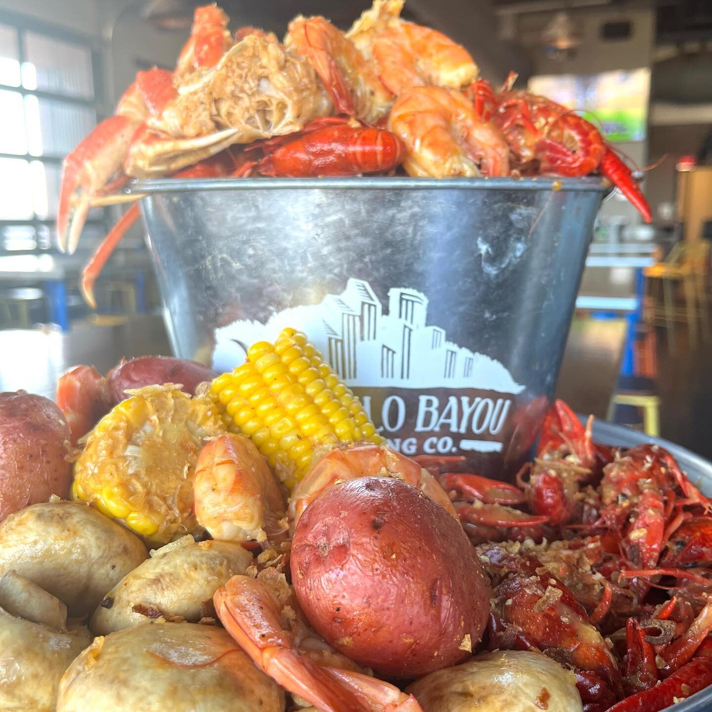 Come feast on our Viet-Cajun spiced boiled crawfish Saturday &amp; Sunday on the 3rd floor rooftop!
Juicy add-ons like boiled shrimp, snow crab clusters, corn, potatoes, sausage &amp; mushrooms are available for all to enjoy! 
Grab your pals &amp; 
